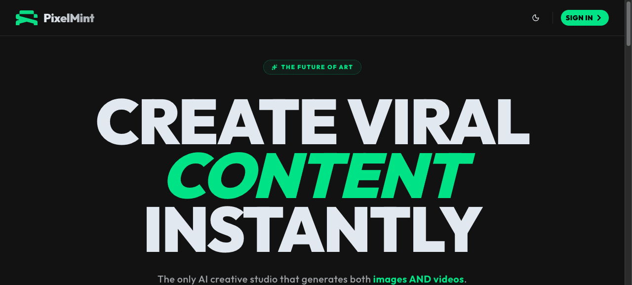 PixelMint screenshot