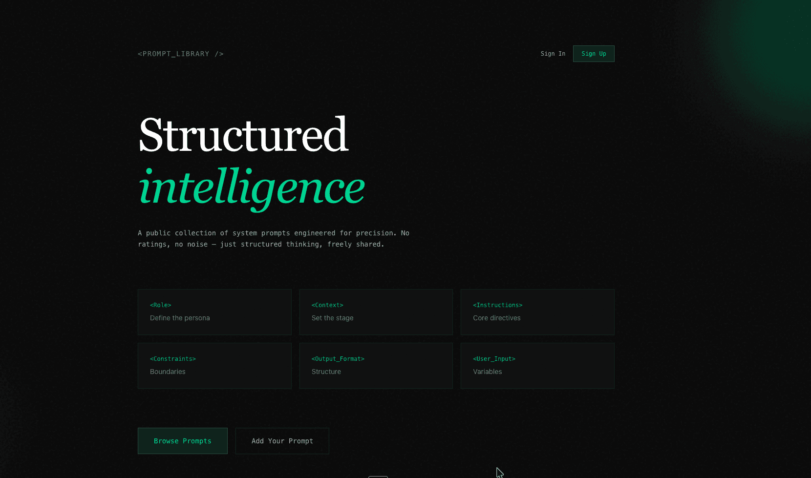 PromptMarket screenshot